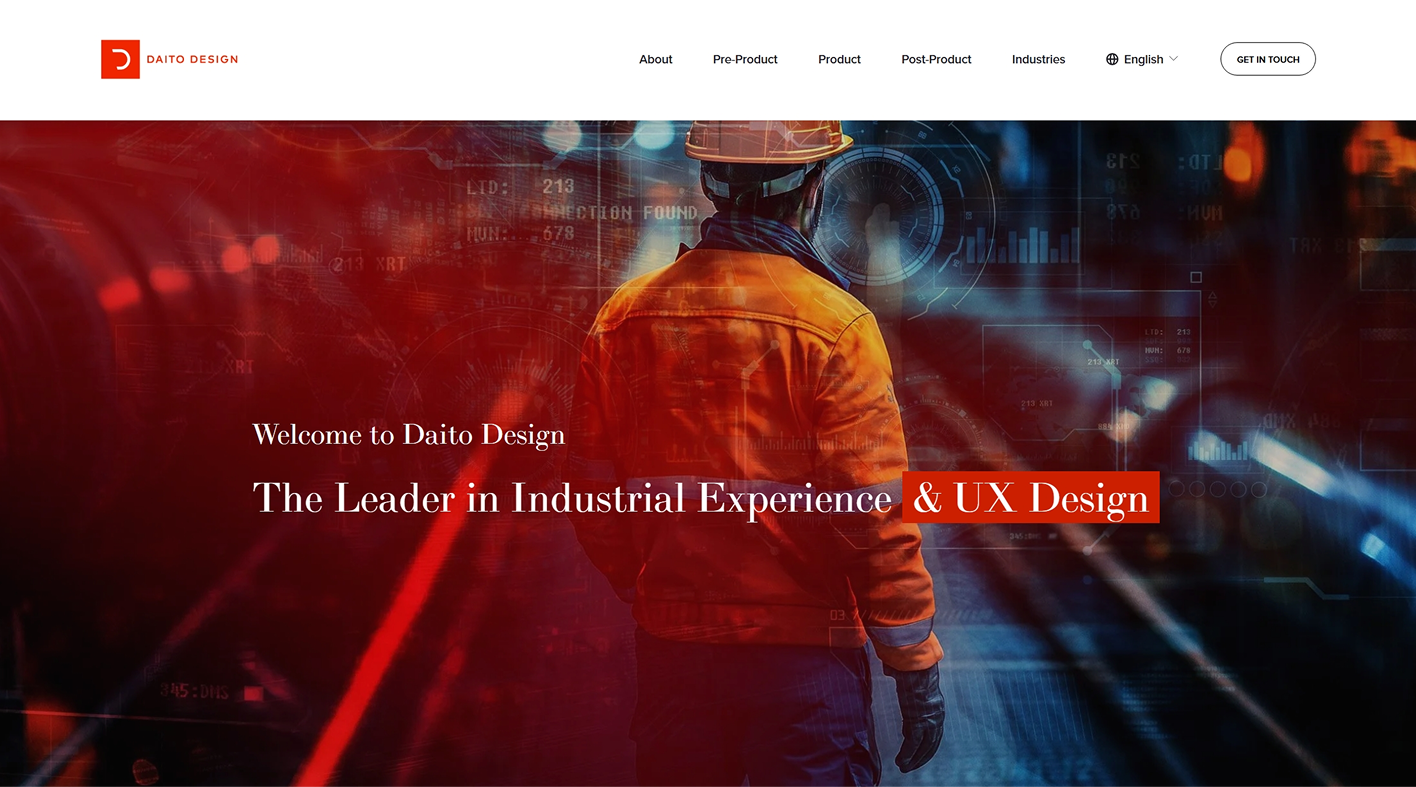 Industrial design site highlighting top UX design agencies of 2025, with insights on pricing and effective digital strategies.