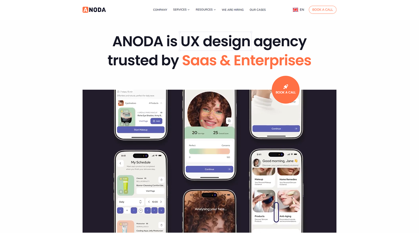 ANODA, a reliable UX design agency, is dedicated to serving social enterprises and corporate clients with innovative solutions. Andoda, a reliable UX design agency, is dedicated to serving social enterprises and corporate clients with innovative solutions.