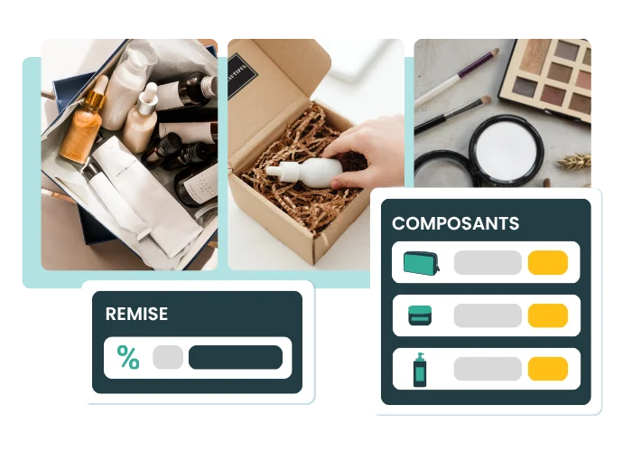 Créez des kits à partir de plusieurs produits existants