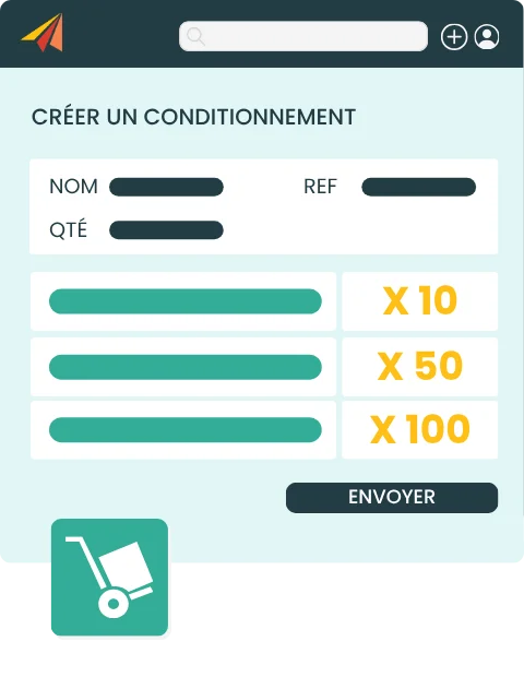Achetez et vendez en différentes quantités