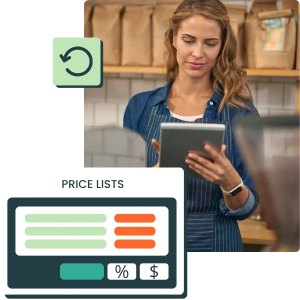 Manage your customer price lists with ease