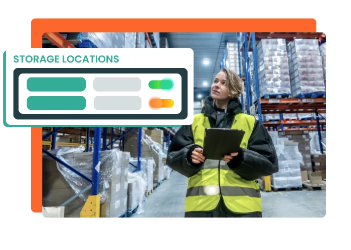 Create and organize all your storage locations