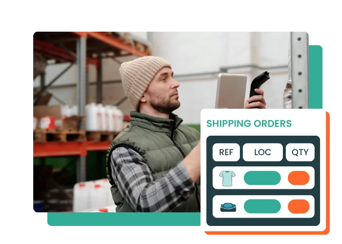 Ship orders from multiple storage locations