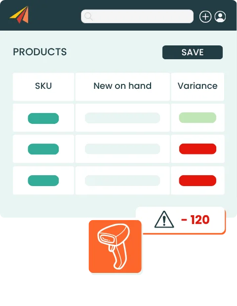 Run stock counts the your team works