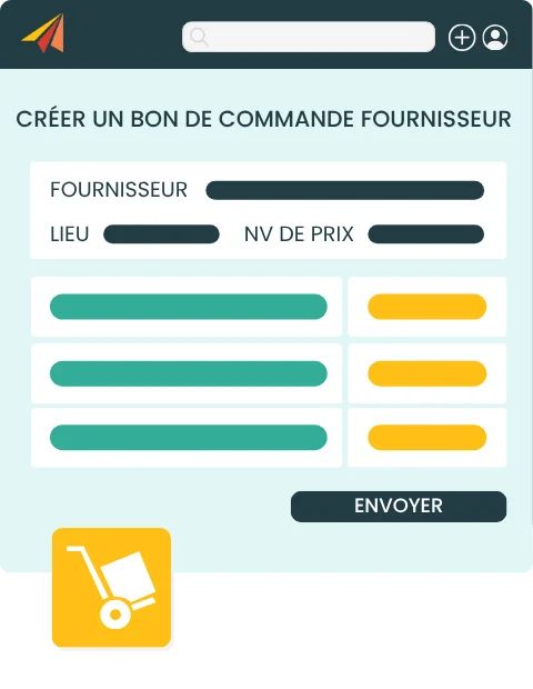 Préparez vos commandes fournisseurs