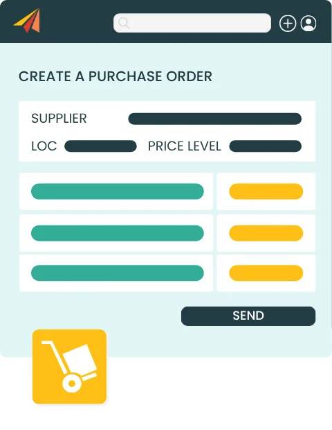 Prepare purchase orders based on your needs