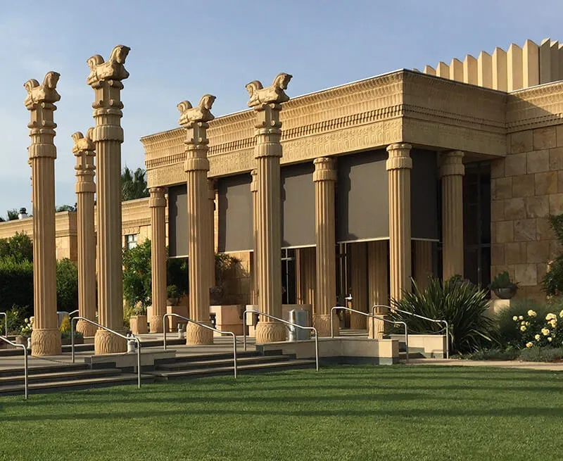 Building with solar screens and columns in Santa Rosa, CA