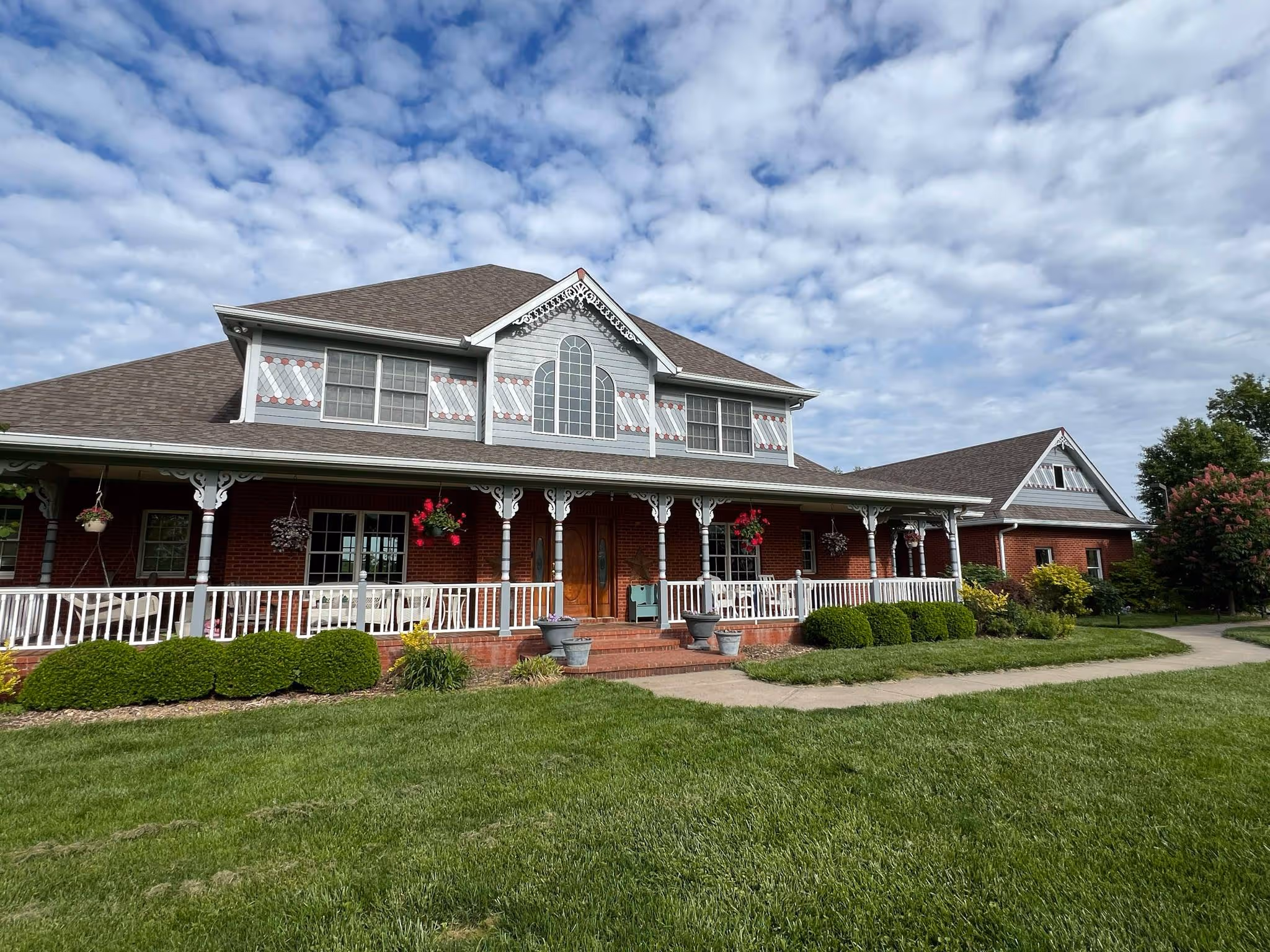 A home exterior painted in Columbia, MO.
