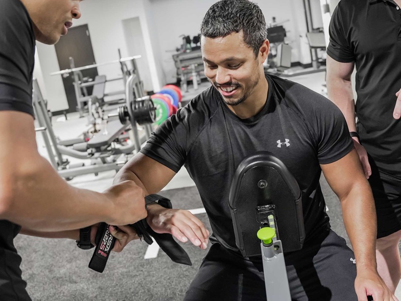 Happy Tysons Gym Goer