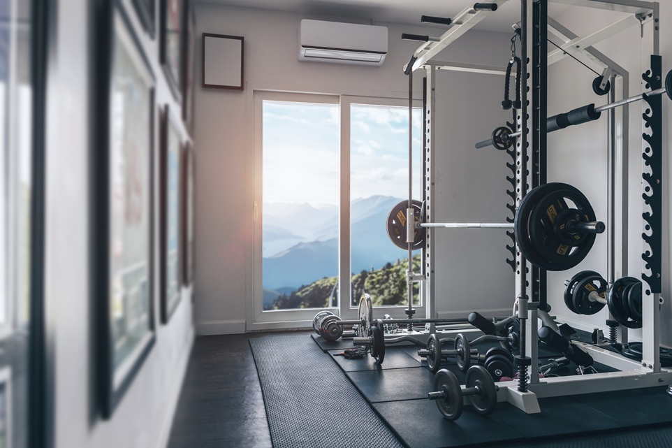 Powerlifting setup at our premium D.C. facility