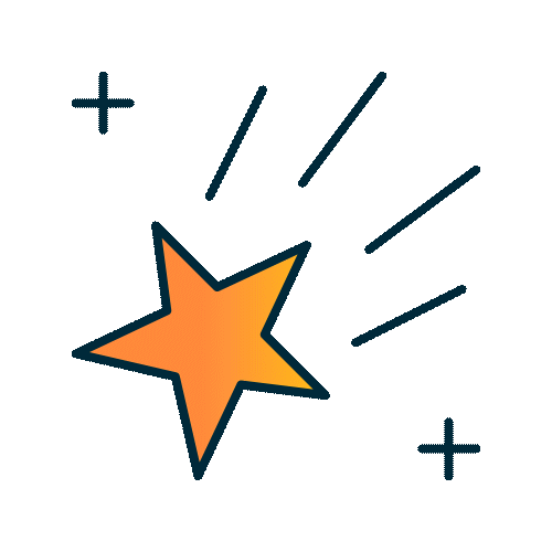 Ilustración de una nube sonriente con la palabra "Thoughtful" debajo