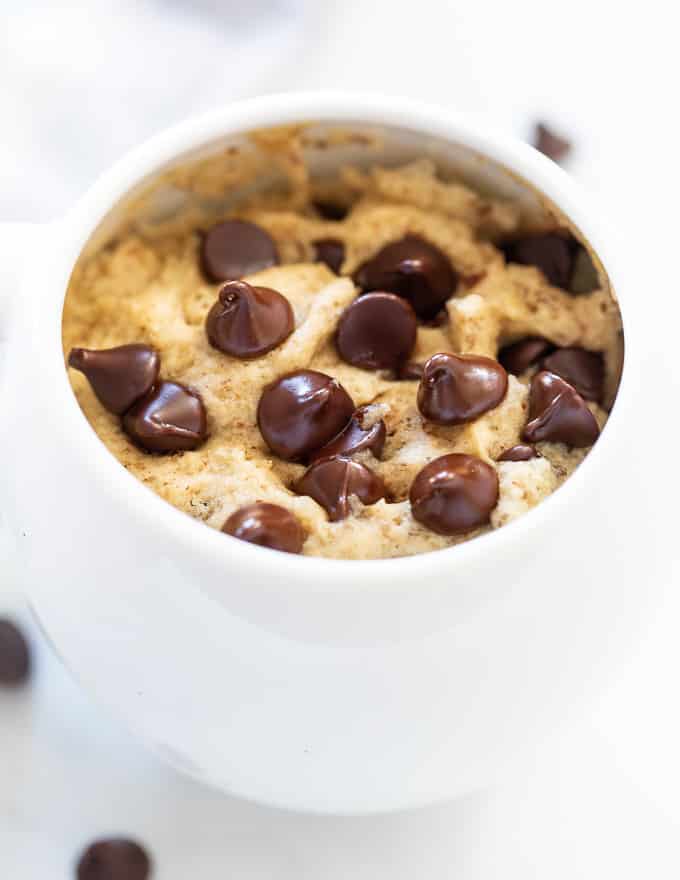 1 Minute Peanut Butter & Chocolate Protein Mug Cake Recipe