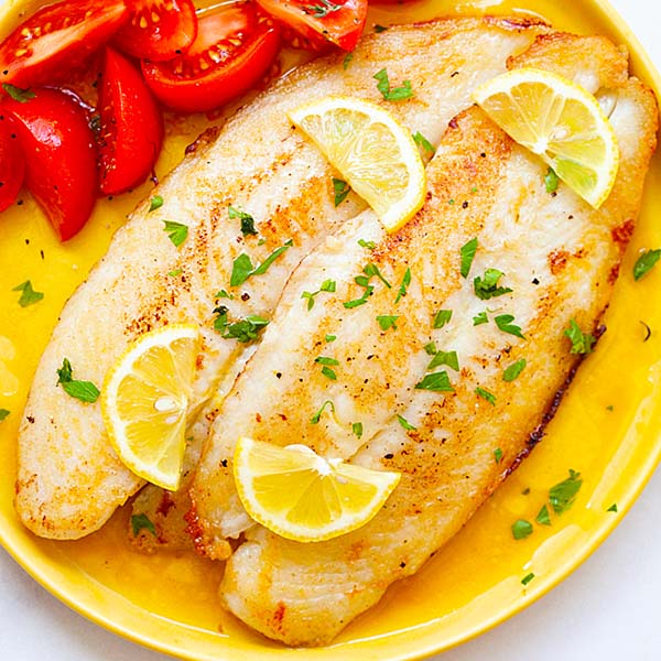 Lemon 'Butter' White Fish Recipe