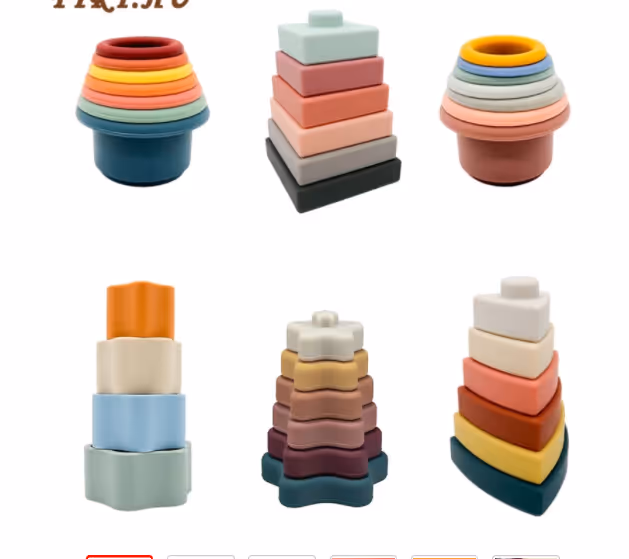 Pastel building toys