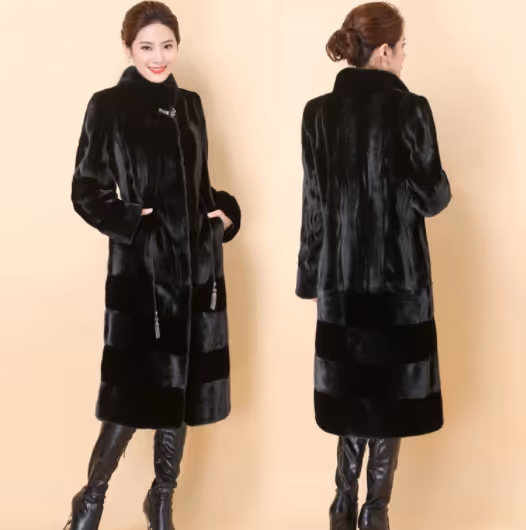 Genuine mink coat
