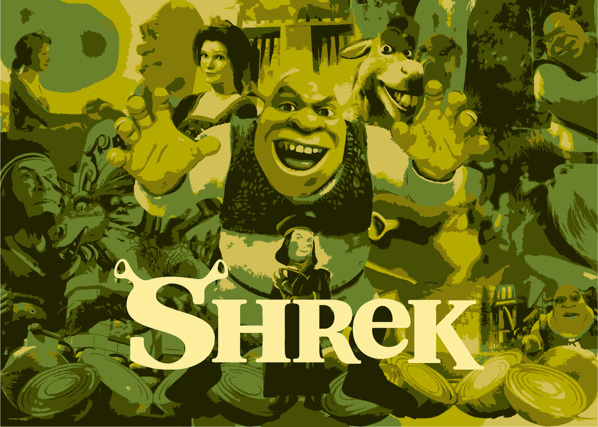 Shrek movie poster