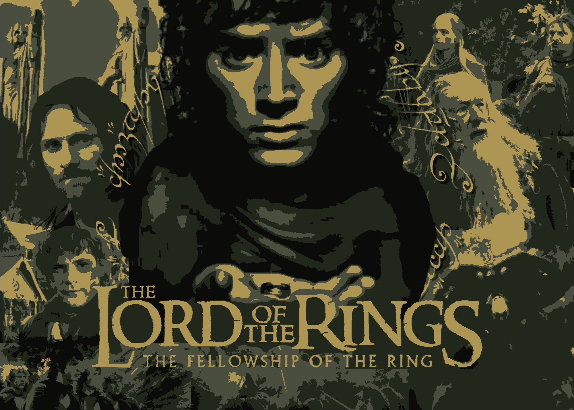 The Lord of the Rings: The Fellowship of the Ring movie poster