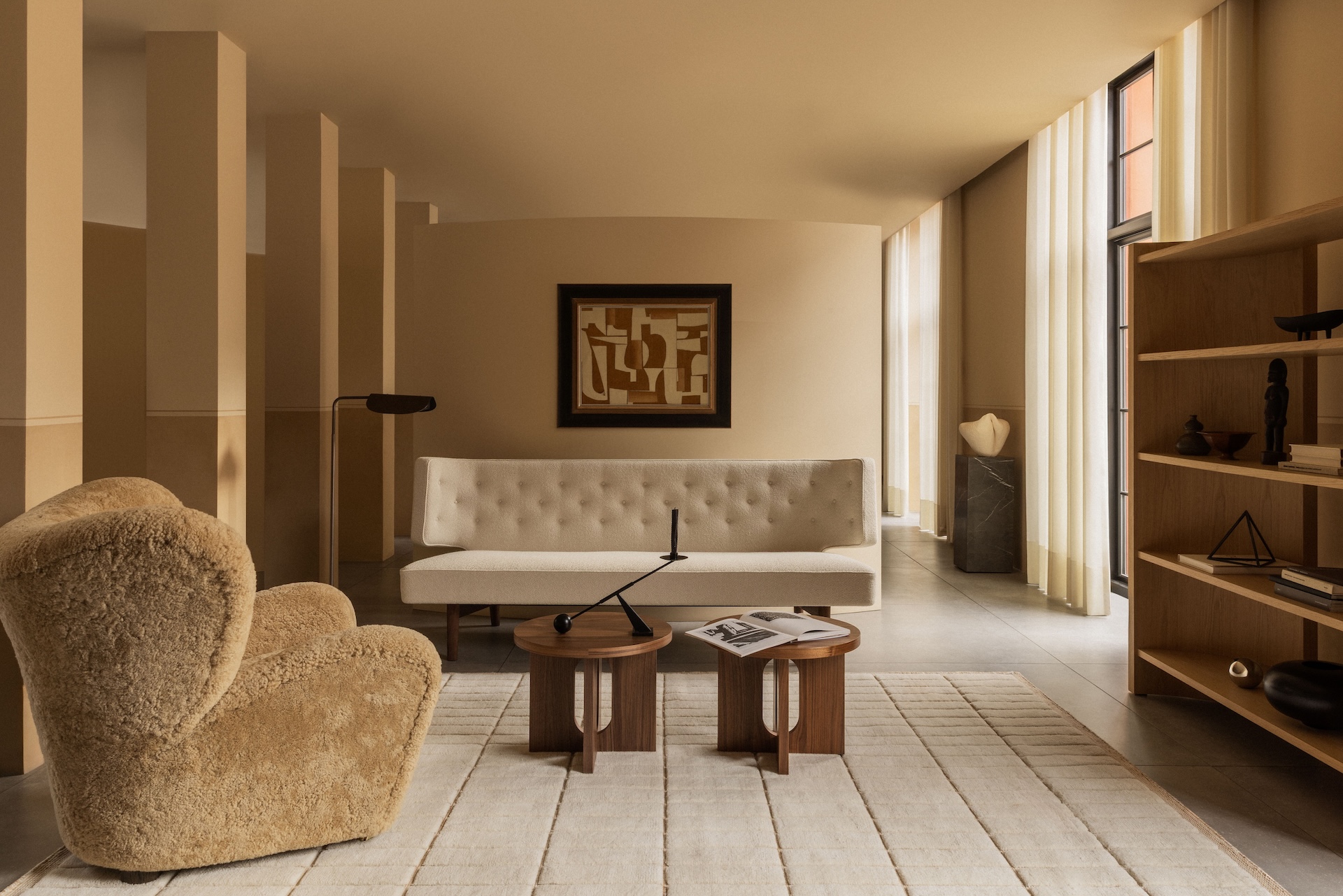 Audo Copenhagen brings together a century of Danish design values with a global outlook. At the heart of every Audo piece is an understanding of how people live, gather and connect—resulting in furniture, lighting and objects shaped by quality, purpose and an ethos of soft minimalism. Rooted in Copenhagen but reaching far beyond it, Audo designs environments that invite comfort, creativity and, most importantly, connection. Working in close collaboration with leading designers—and in constant dialogue between heritage and contemporary—Audo delivers a residential take that is deliberate and deeply liveable.This is where we meet: through thoughtful design, in real spaces, and in the feelings that endure long afterwards.