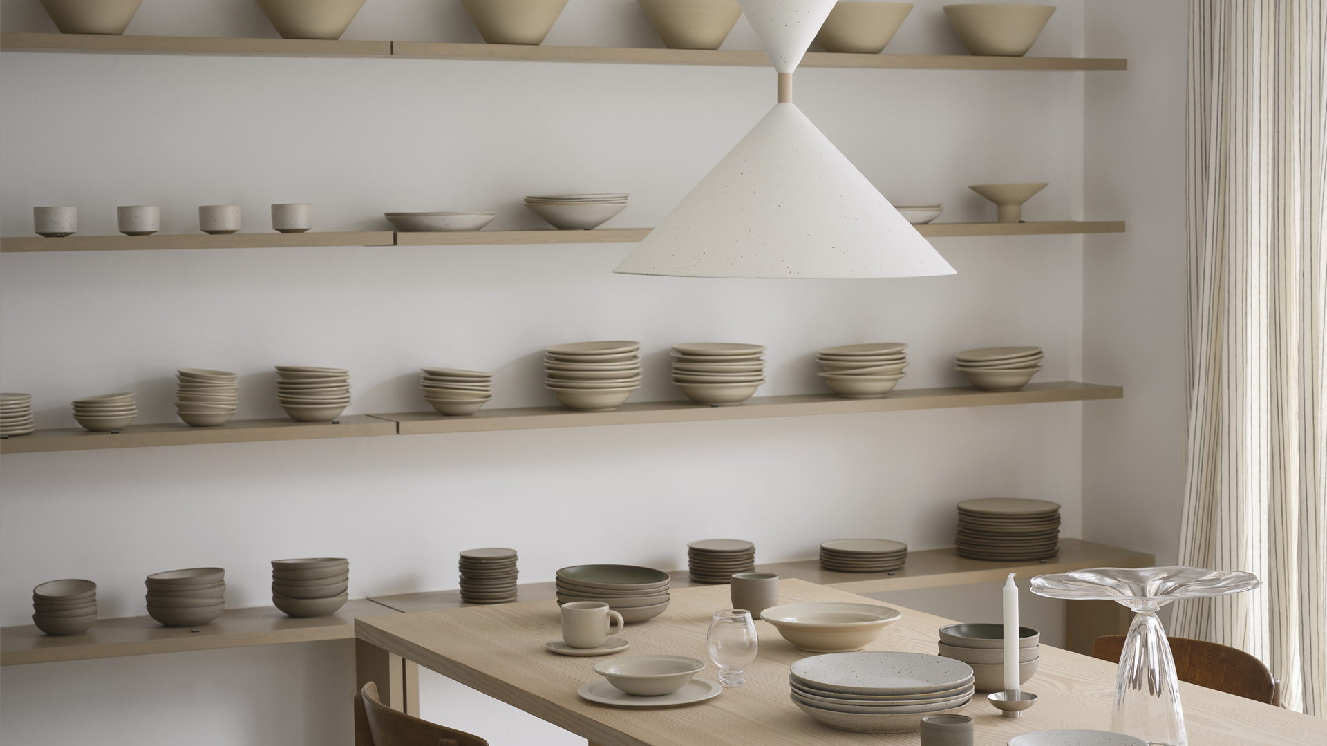 Ancher creates handmade tableware for restaurants, coffee shops, canteens, and interior projects—made to be used every day and built to last in professional kitchens. Rooted in craftsmanship and functional design, each piece is carefully developed with durability, tactility, and scale in mind. Founded in Copenhagen, Ancher works locally with a production setup that allows for fast delivery without compromising quality. Their new studio—an old butcher shop transformed into a ceramic studio—reflects this approach: original materials, honest processes, and modern design. Tableware shaped by hands, meant for everyday use, shipped globally.