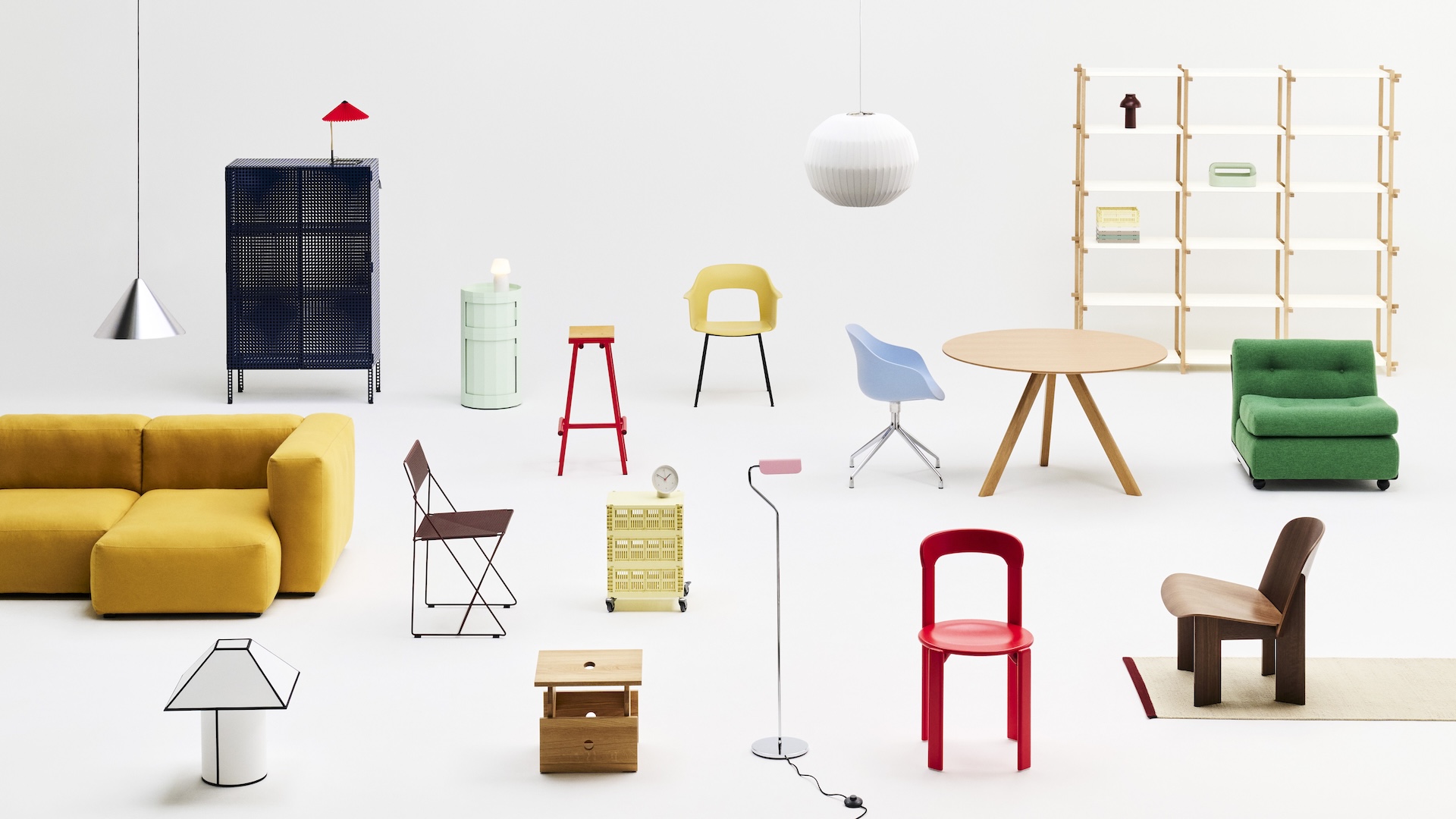 HAY is a design brand that creates high–quality furniture, lighting, and accessories that are long–lasting and affordable, in collaboration with the best designers from around the world.