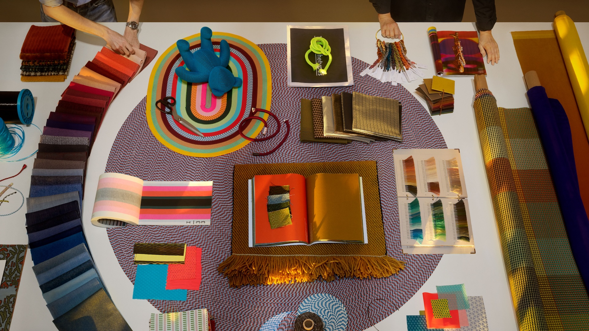 Founded in New York in 1902, Maharam is a leading creator of textiles for commercial and residential interiors, whose design business also stewards the legacies and ongoing design direction of Edelman and Knoll Textiles. Recognised for its rigorous and holistic commitment to design, Maharam embraces a wide range of disciplines, from product, graphic, and digital design to art and architecture. Responsible for the leather and textile offerings of Edelman, Knoll Textiles, and Maharam, the design studio introduces fresh perspectives through a focus on aesthetic and industrial innovation, supported by long-term interdisciplinary collaborations.