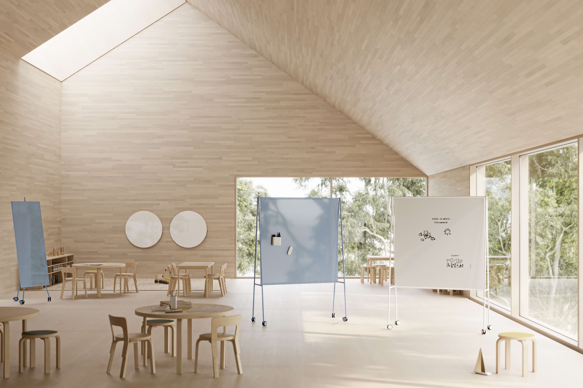 Since launching the world’s first magnetic glass board in 2004, CHAT BOARD has been dedicated to creating products that elevate visual communication in professional environments. With a continued focus on inspiring employees across a wide range of workplace settings, CHAT BOARD combines functionality with the timeless aesthetics of Nordic design. All CHAT BOARD products are hand–finished and quality–controlled in Denmark, ensuring sustainable manufacturing and exceptional durability—products designed to last.