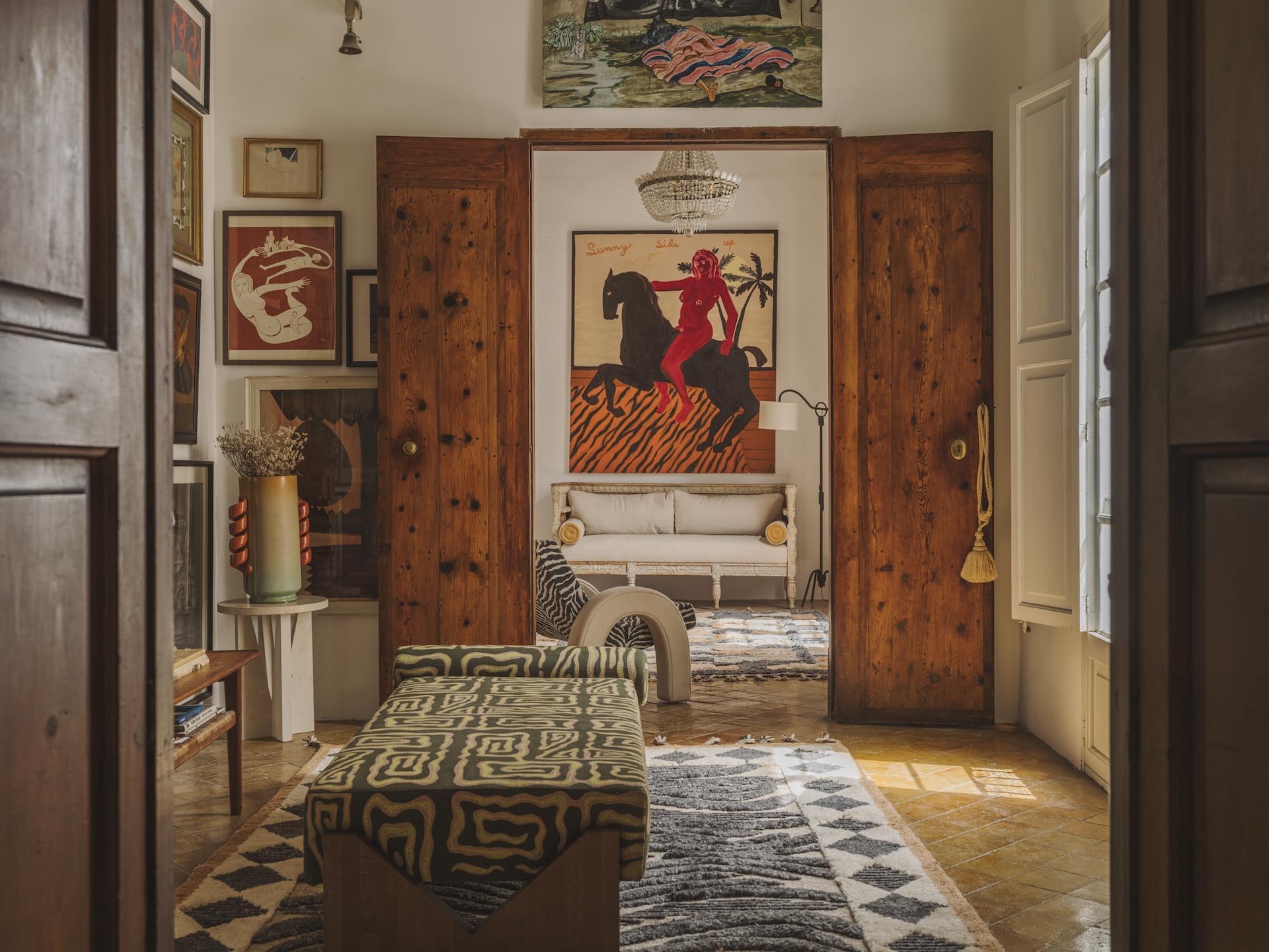 Edin and Lina Kjellvertz launched Dusty Deco as a platform for curating vintage furniture, interior accessories and art. After having traveled the world and browsing flea markets for the most unique pieces, their home and storages quickly filled up to the brim with rare designs. Ten years later, Edin and Lina began drafting a new chapter in the brand’s history when closing the doors to its vintage business, instead launching their own collection of furniture, rugs and details. Today, Dusty Deco is a contemporary design brand, creating pieces with just as much storytelling, originality and passion for craftsmanship as the vintage finds that originally inspired the couple to start their company.