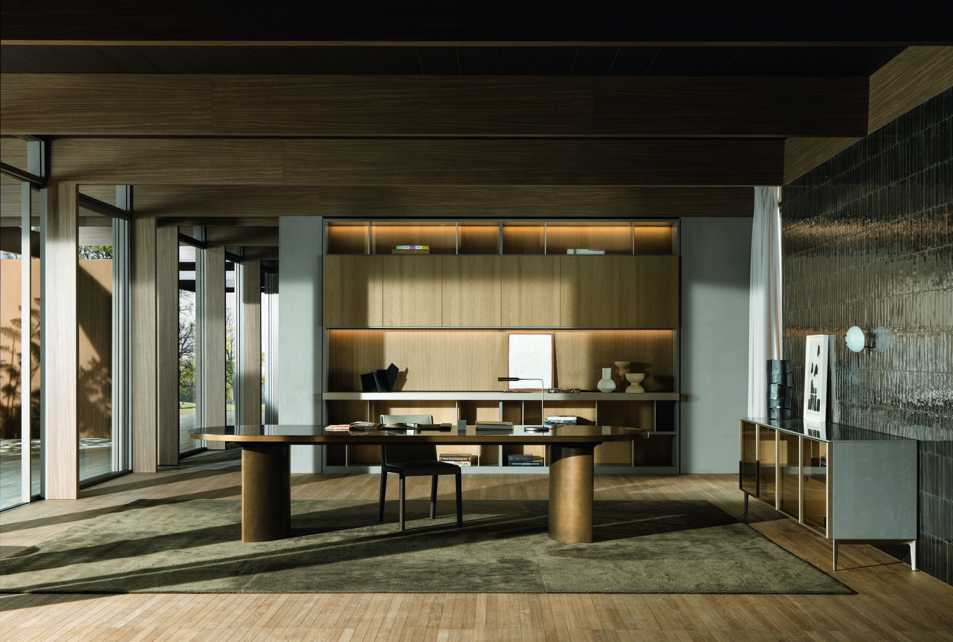 Molteni&C is a market–leading company specialising in the production of indoor and outdoor furniture, kitchens, and bespoke furnishings. It is part of the Molteni Group, the leading independent industrial group in the high–end furniture sector, with Made in Italy production. The Group constantly invests in research and technological innovation, giving its products an intrinsic quality that stands the test of time, and collaborates with the most prestigious international architectural firms and designers, such as Creative Director Vincent Van Duysen. By crafting moments in which people can express their best selves, Molteni&C inspires and moves forward the culture of quality living.