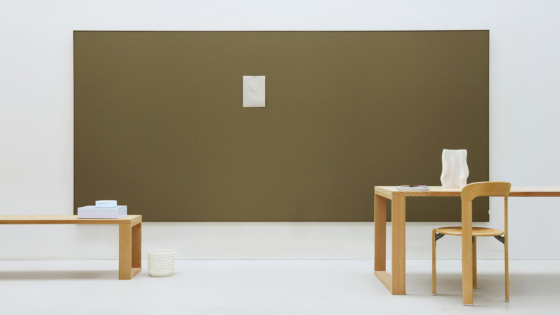 Akuart is a Danish acoustic design brand developing sound absorbing systems for professional environments. Based on the understanding that sound shapes how space is experienced, Akuart creates modular acoustic solutions that integrate into the spatial framework, combining documented Class A performance with visual precision. Designed for offices, learning environments, care facilities and hospitality, the systems become part of the built structure. Precision–engineered aluminium frames ensure stability and scalability, while high recycled content and design for disassembly support reduced environmental impact and long service life.