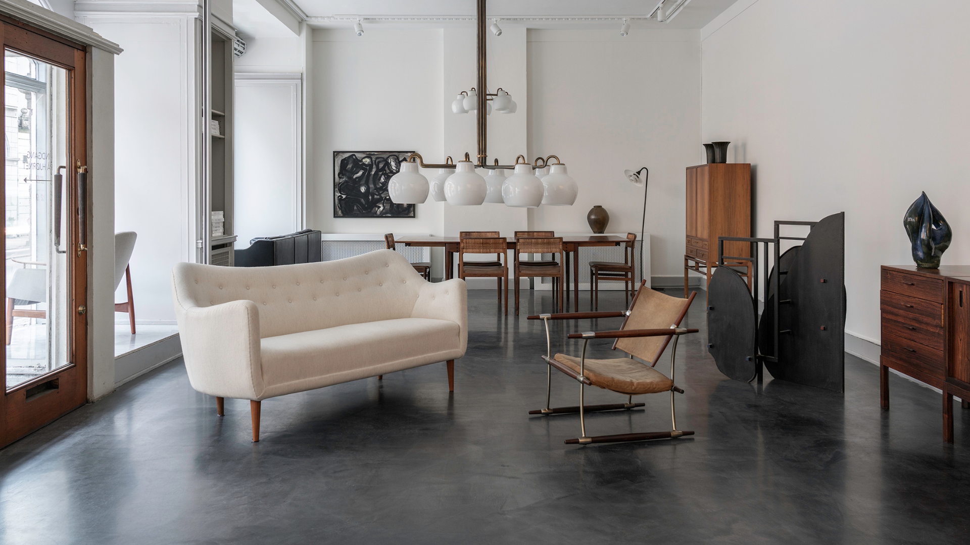 KLASSIK has specialised in original Scandinavian furniture, lighting, ceramics and art since 1991. From its two-storey showroom in central Copenhagen, KLASSIK presents a carefully curated selection of 20th-century design, supported by a large warehouse and a full online collection. With in-house upholstery and cabinetmaking workshops, KLASSIK restores and adapts both its own pieces and clients’ furniture with expert care. The company ships worldwide and works with private homes as well as larger interior projects. Its collection combines rare vintage pieces with an in-house production of relaunched classics, rooted in craftsmanship, material knowledge and design history.