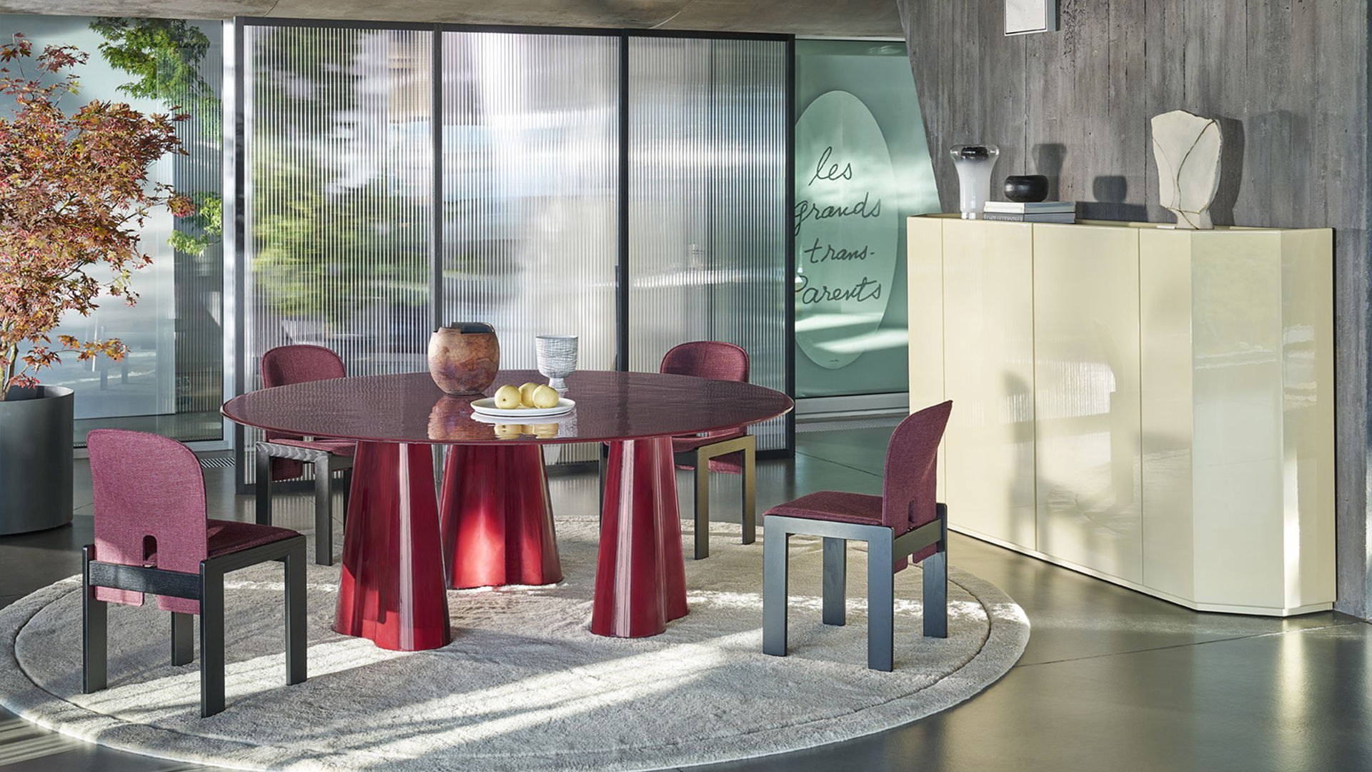 Cassina, founded in Meda, northern Italy, in 1927, embraced industrial production in the 1950s, shifting from craftsmanship to serial manufacturing. The company has always stood out for research and innovation, combining advanced technology with traditional savoir-faire. Over the years, it collaborated with leading architects, designers and creatives to develop new forms and projects, building an eclectic collection. Karakter x Cassina is now part of Cassina’s atmospheres, offering a curated mix of design heritage and contemporary expression that strengthens “The Cassina Perspective”, where innovative products and Modern Movement icons create welcoming environments through a design code based on excellence.