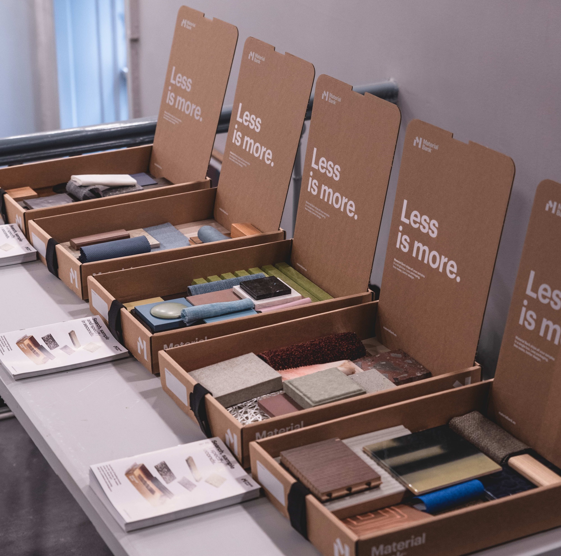 Material Bank is the world’s leading platform for architecture and design professionals. In Europe, its innovative system makes it easy to search, select, order, and receive free samples from over 450 brands across more than 30 categories. Through the platform, users can run advanced searches and receive their curated selections the next day in a single box, saving time while reducing environmental impact. The service is always free for design professionals.