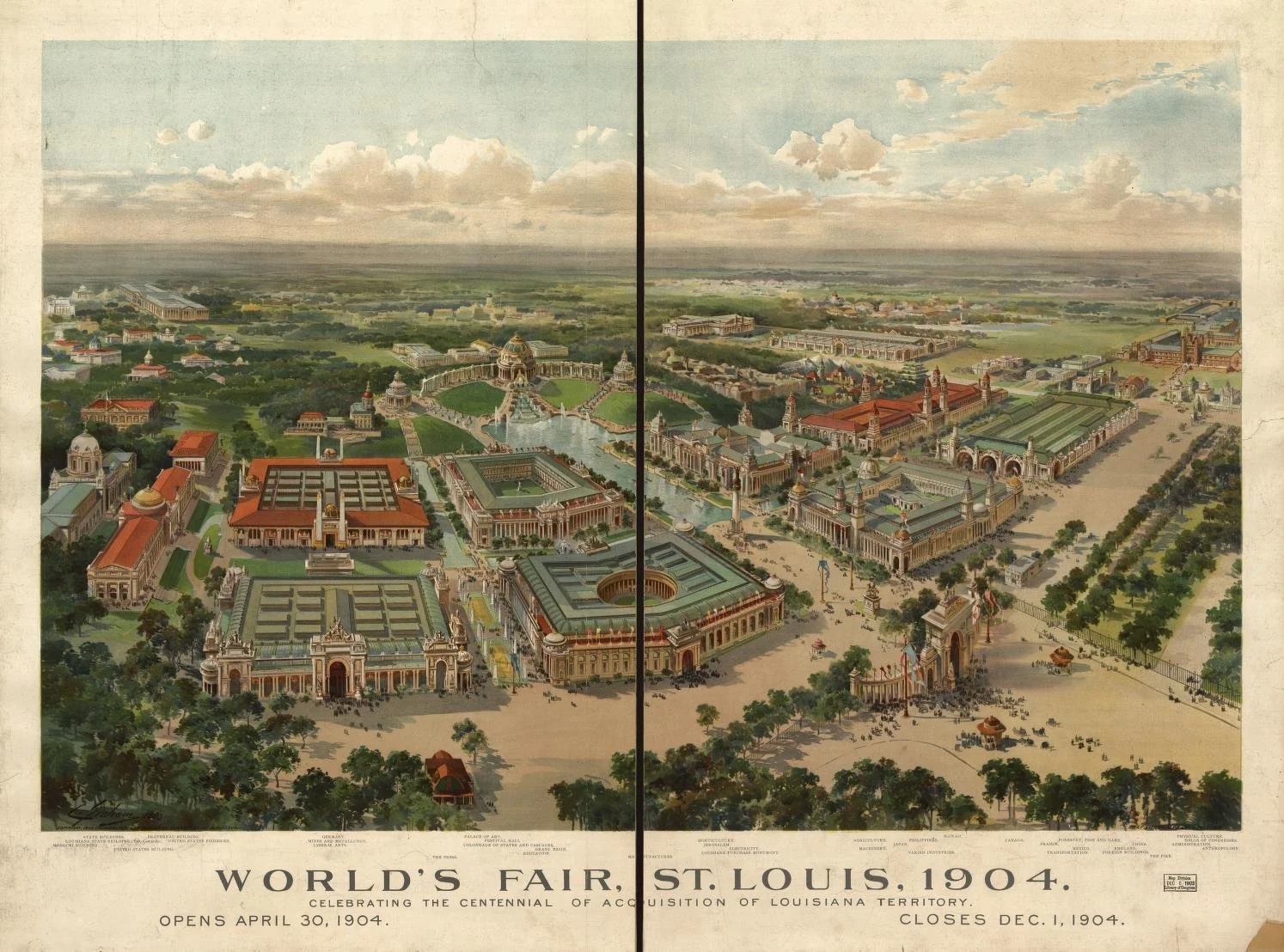 (1904) World's Fair, St Louis. Source: Library of Congress