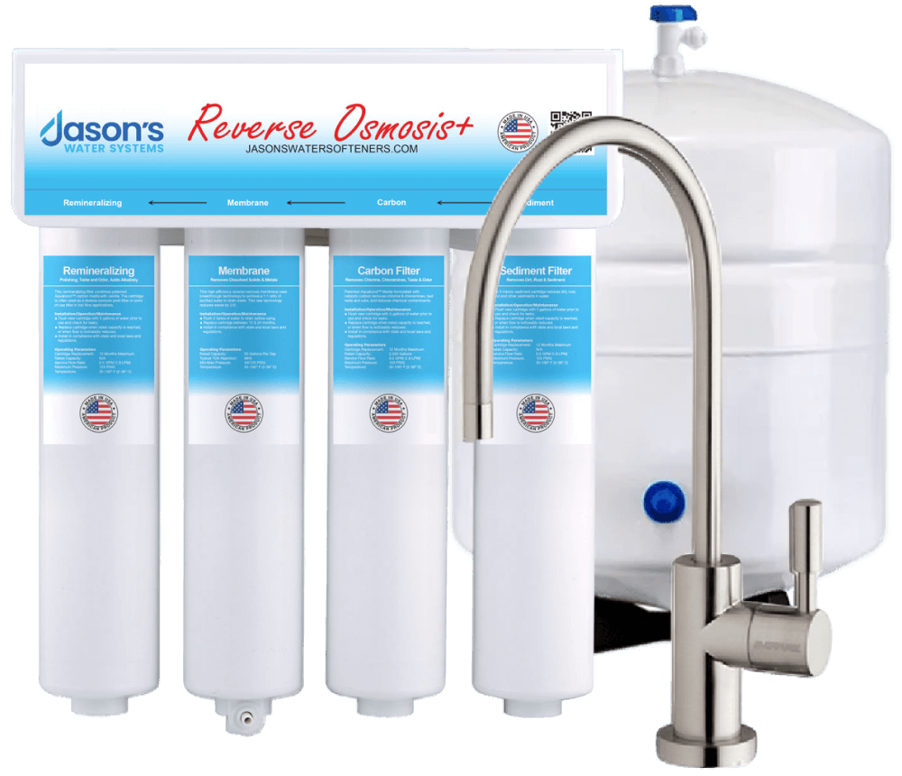 Reverse osmosis water filtration system by Jason’s Water Systems.