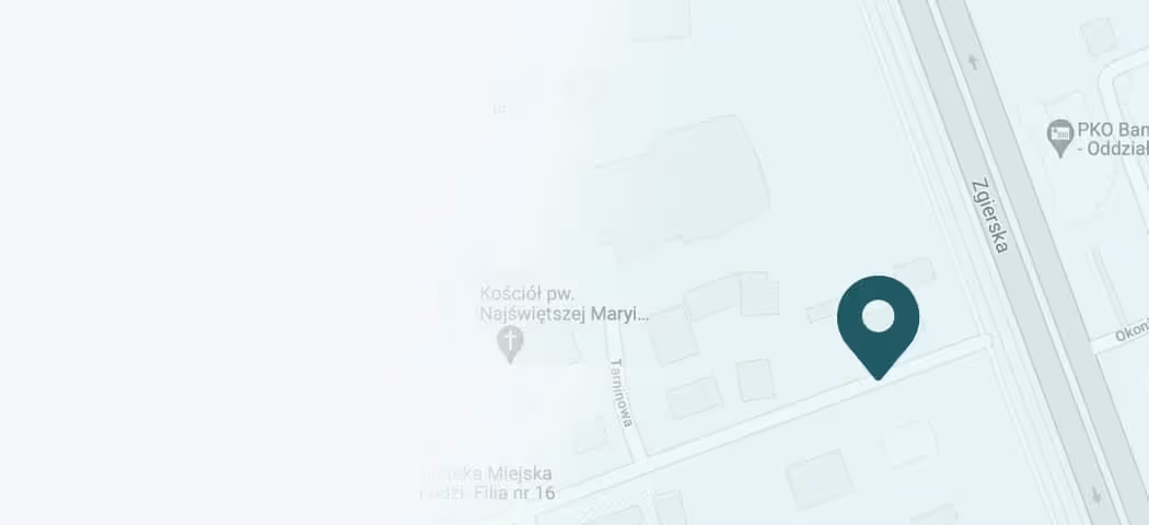 Mapa prezentująca lokalizację IMMUNIV Łódź