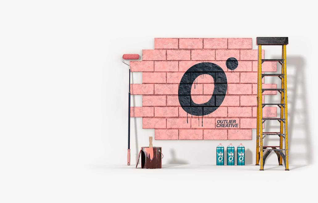 Outlier Creative graffiti art