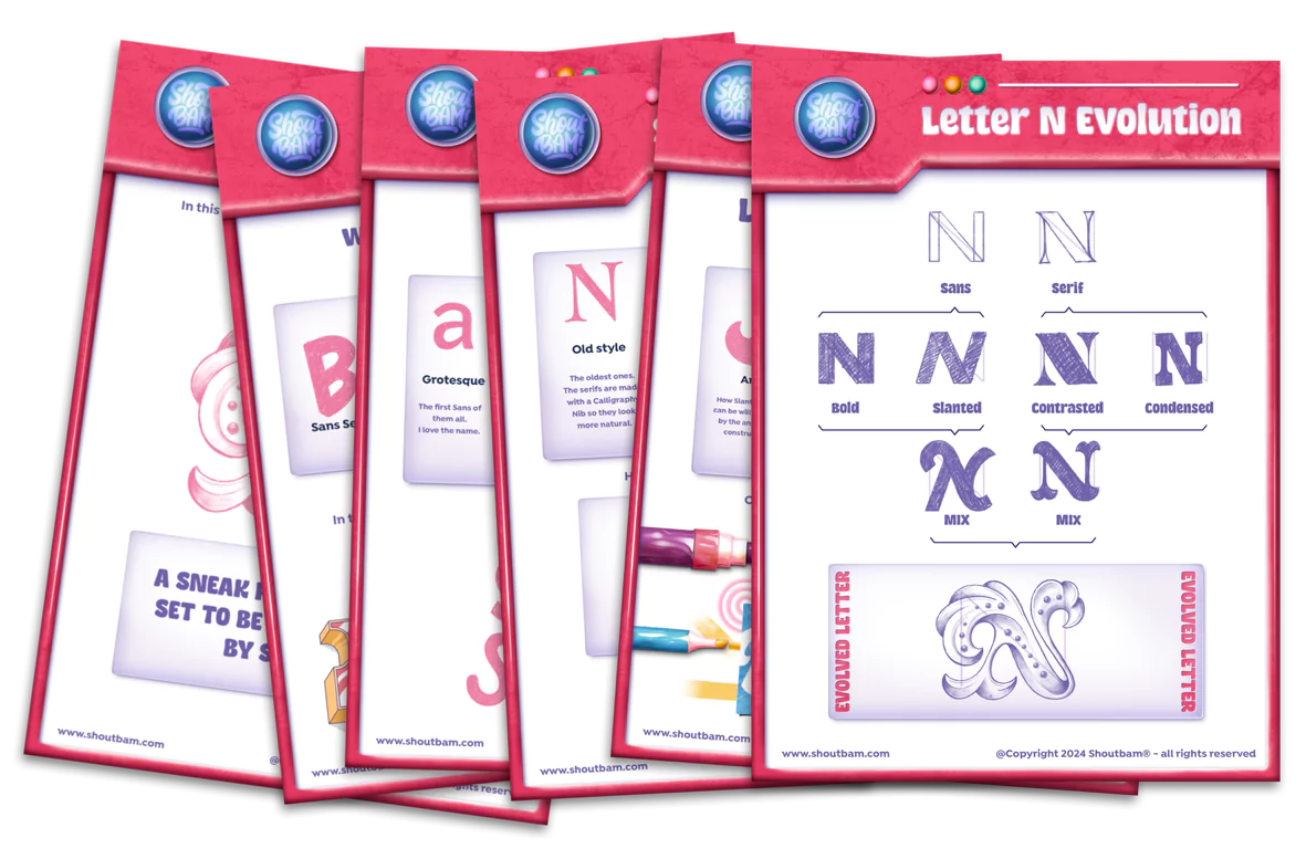 The Letter Finder - A Workbook For Procreate to help you enhance your lettering skills