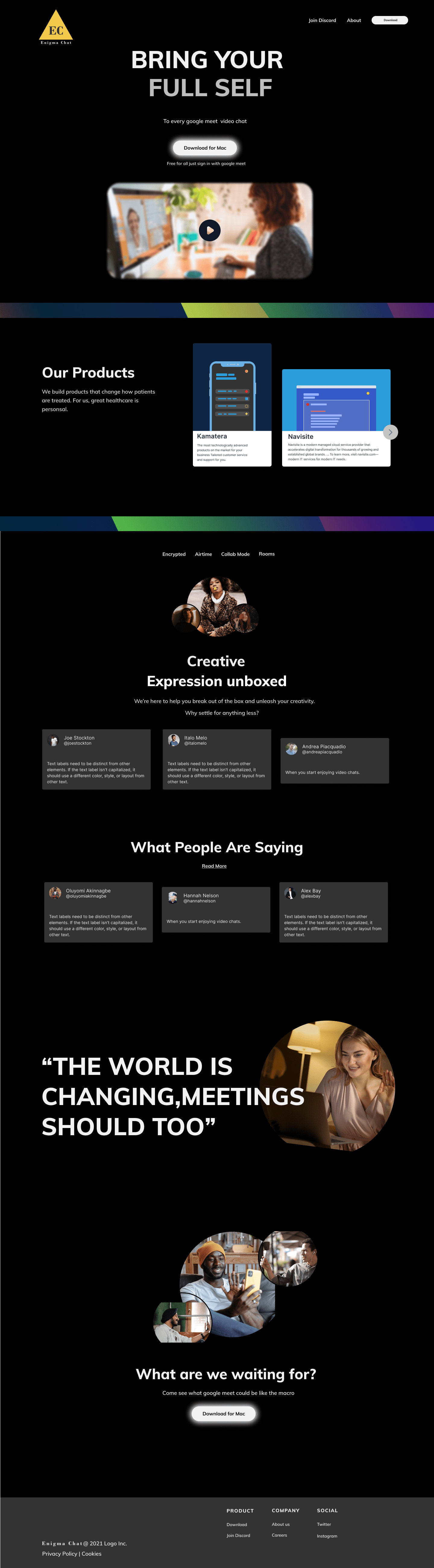 A screenshot of web page