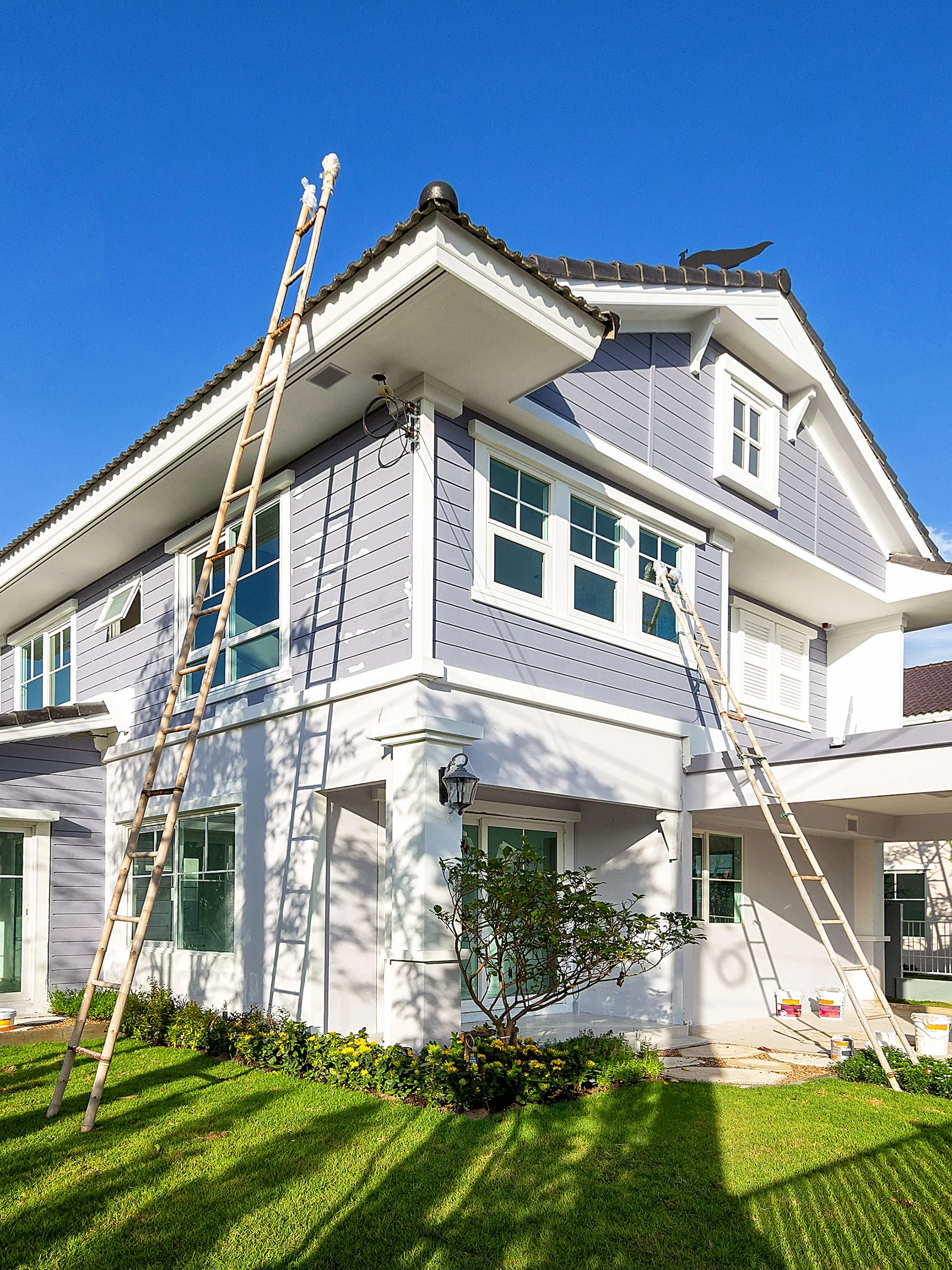 Exterior painting. Ancient Modern Finishes, Bonita Springs, Florida 239-494-8888