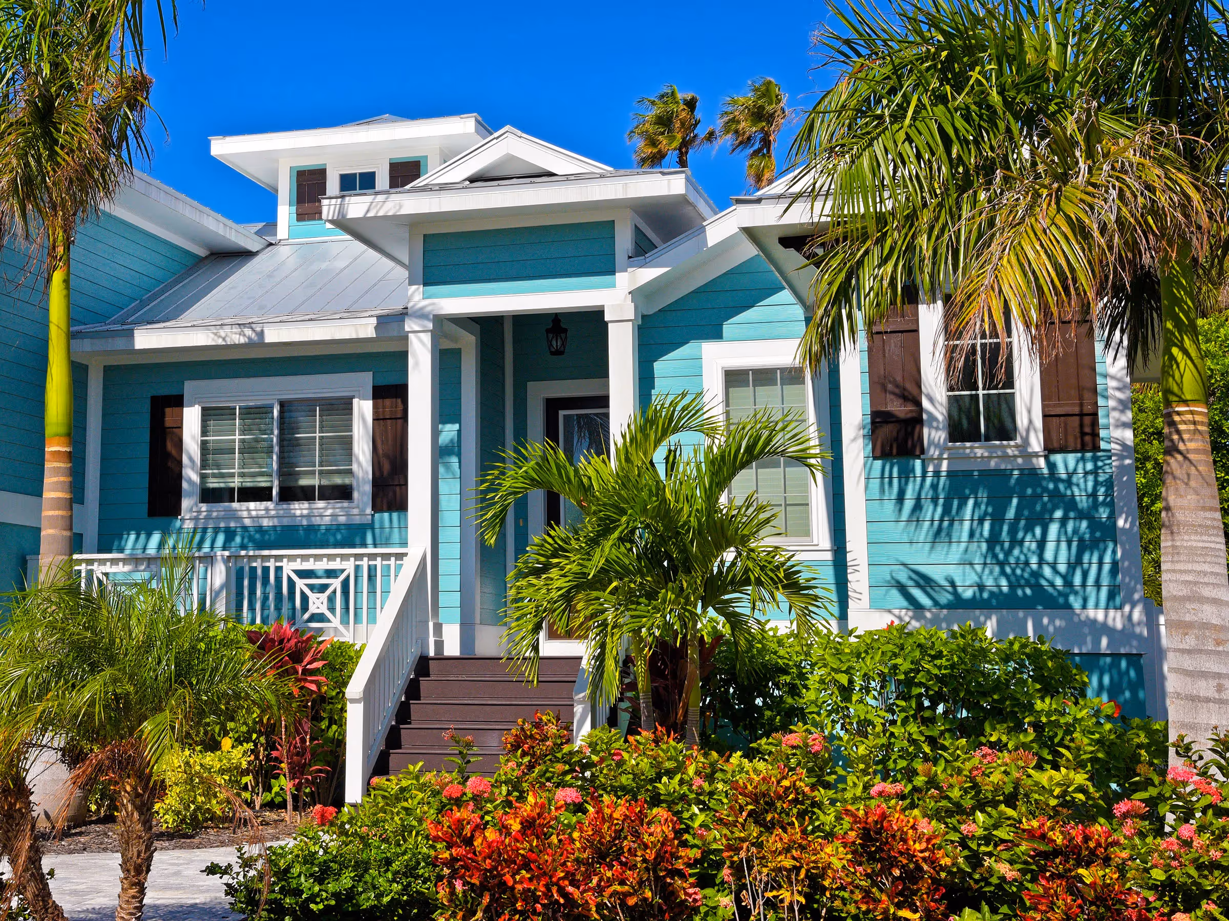 Exterior painting. Ancient Modern Finishes, Bonita Springs, Florida 239-494-8888