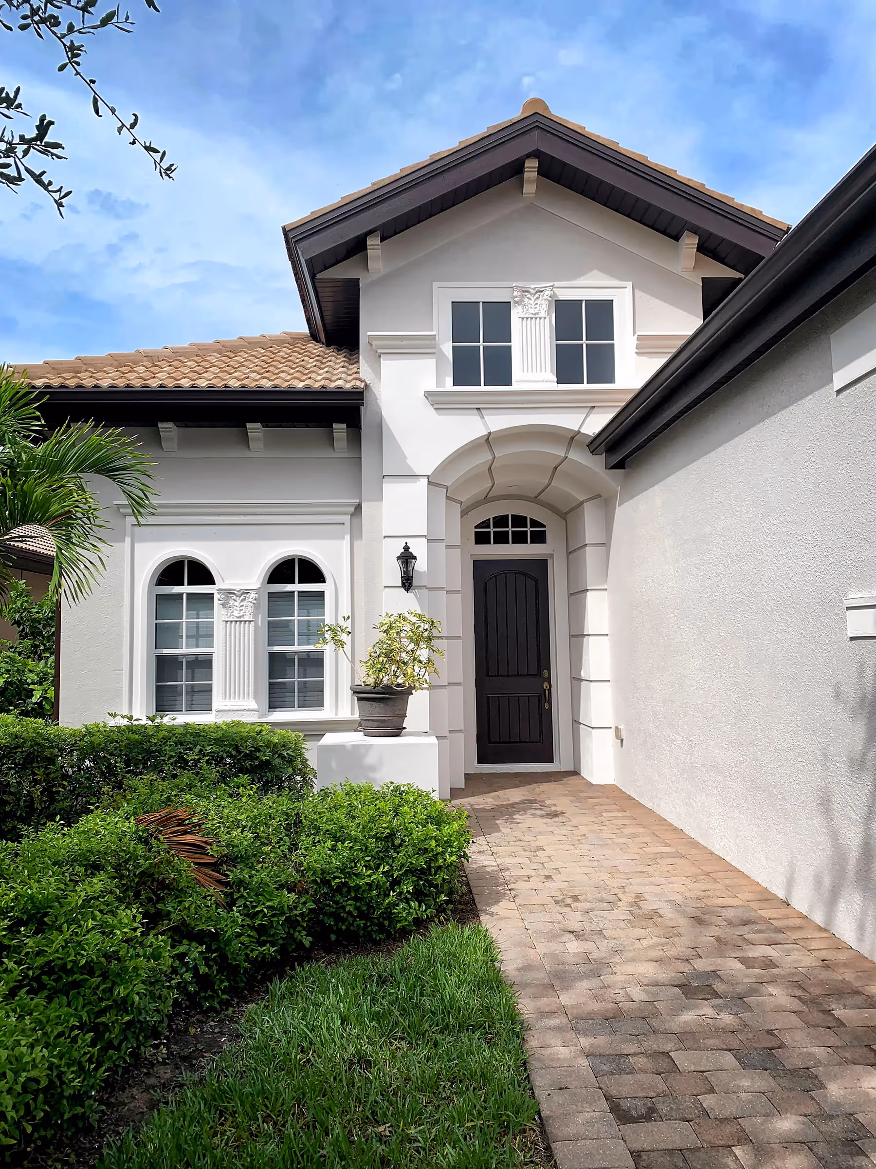 Exterior painting. Ancient Modern Finishes, Bonita Springs, Florida 239-494-8888