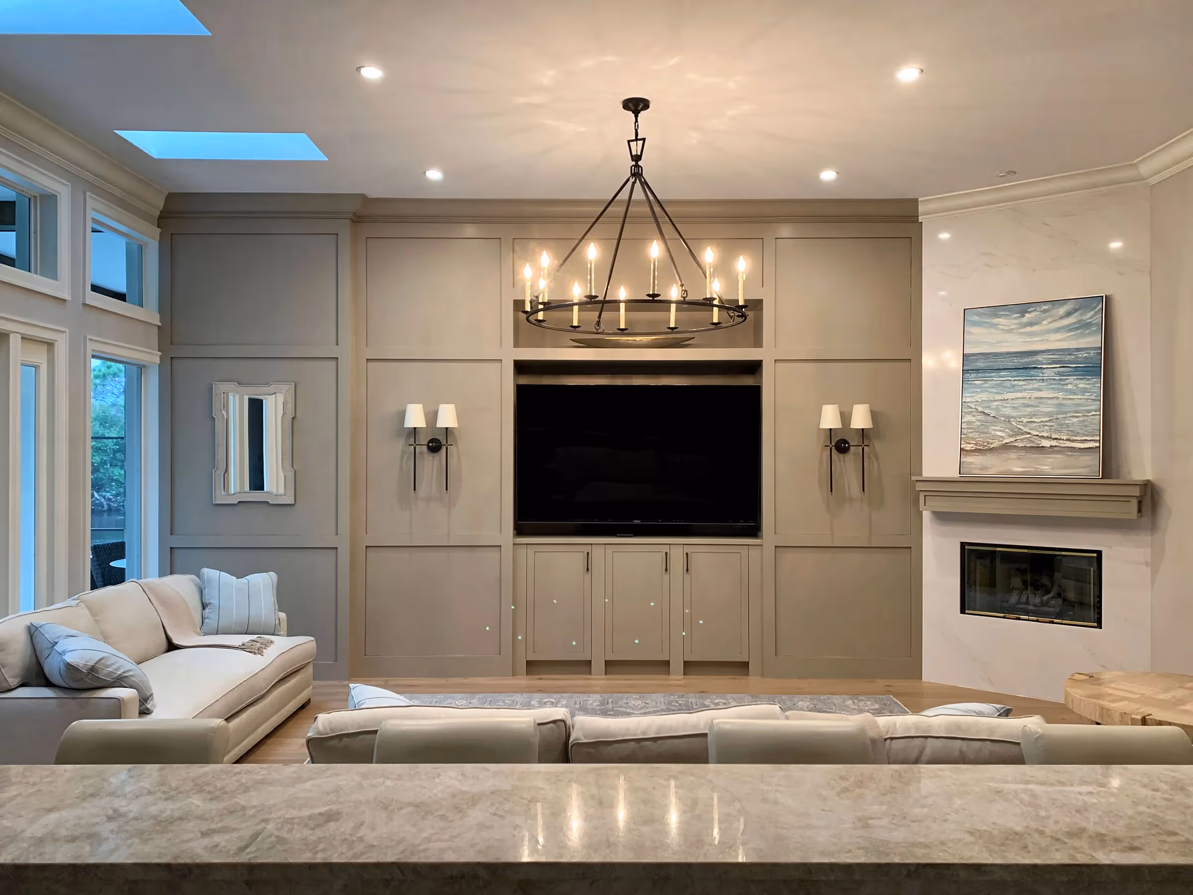 Cabinet refinishing. Ancient Modern Finishes, Bonita Springs, Florida 239-494-8888