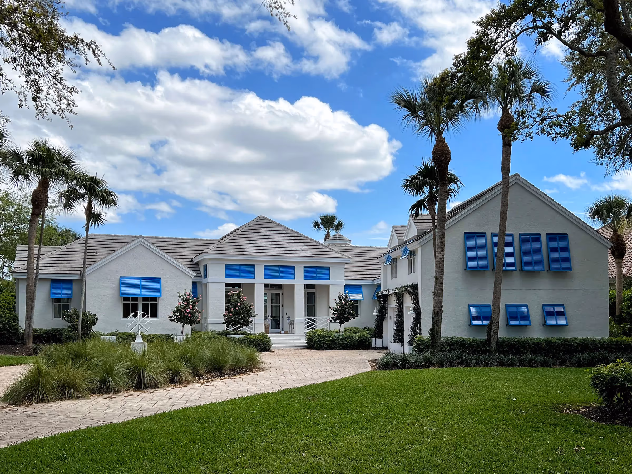 Exterior painting. Ancient Modern Finishes, Bonita Springs, Florida 239-494-8888