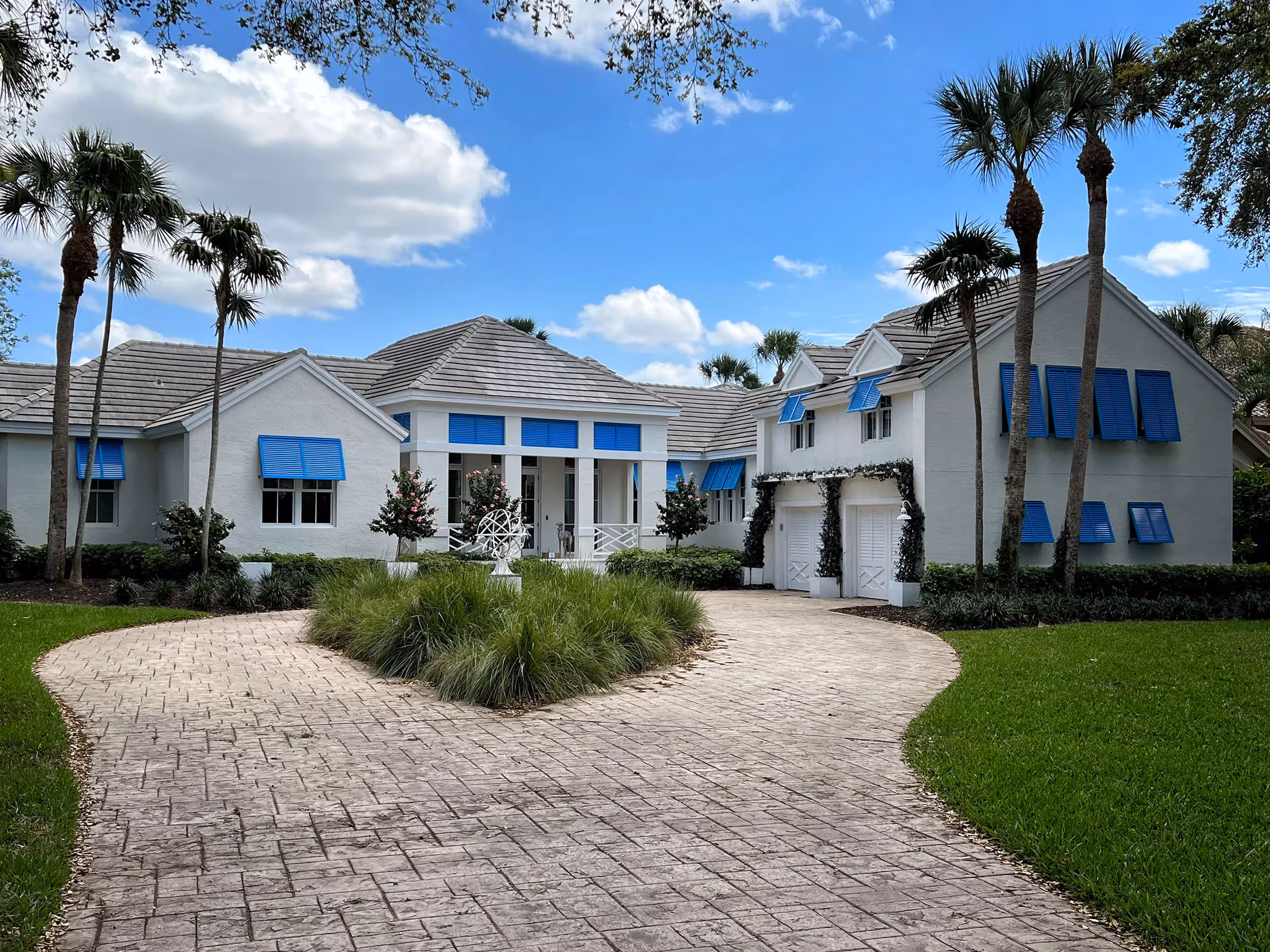 Exterior painting. Ancient Modern Finishes, Bonita Springs, Florida 239-494-8888