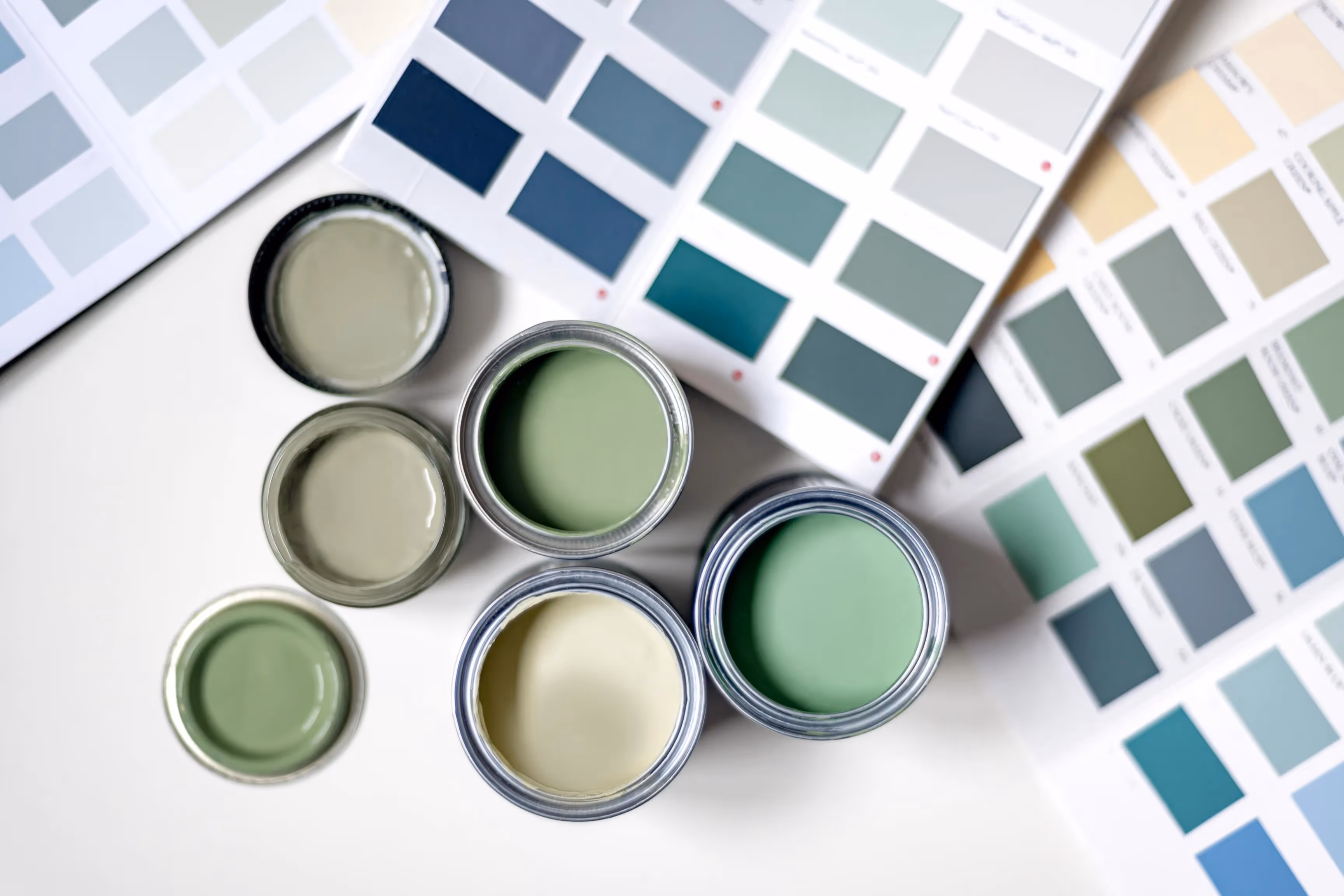 How should I select a paint finish?