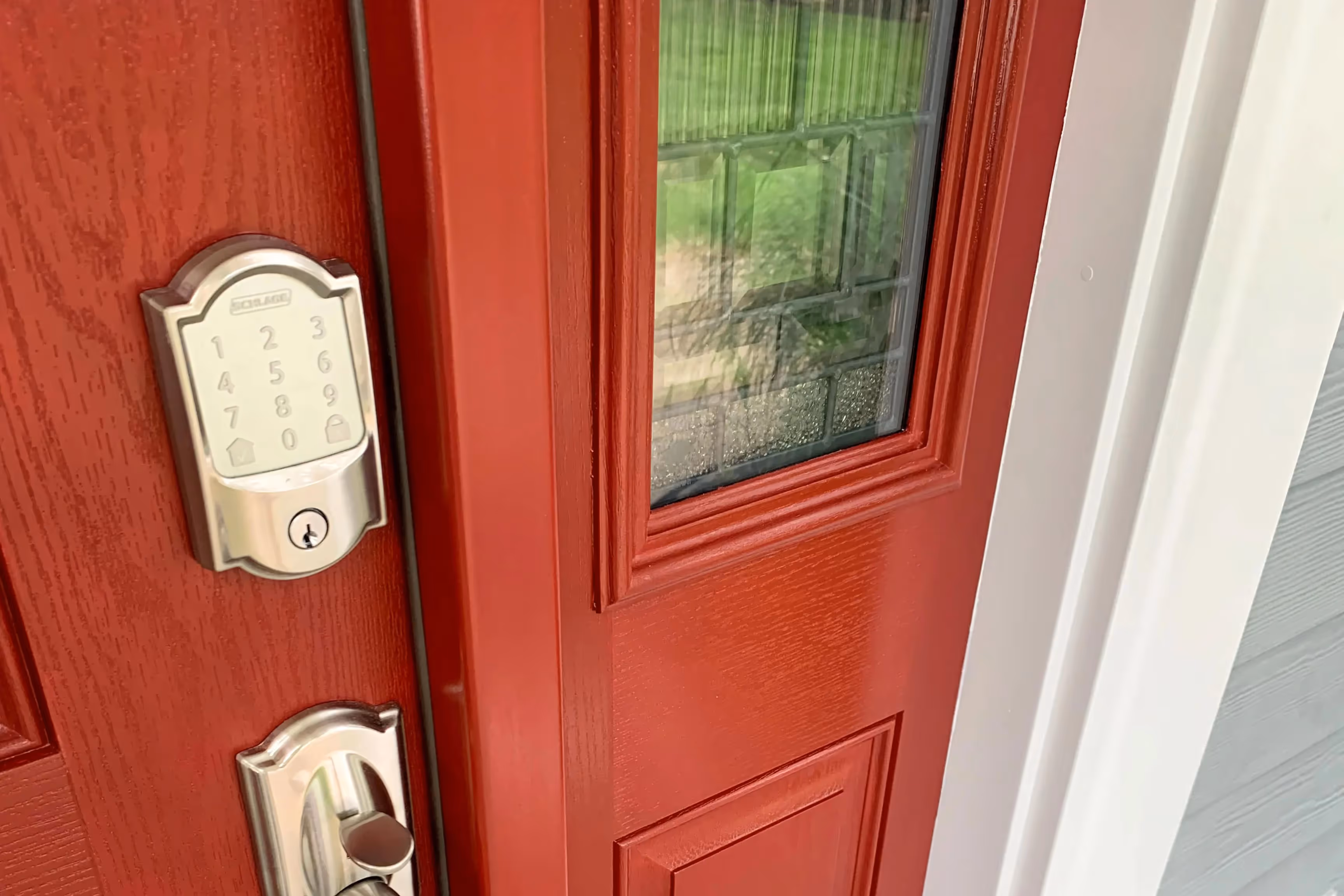 How can I improve the security of my entryway?