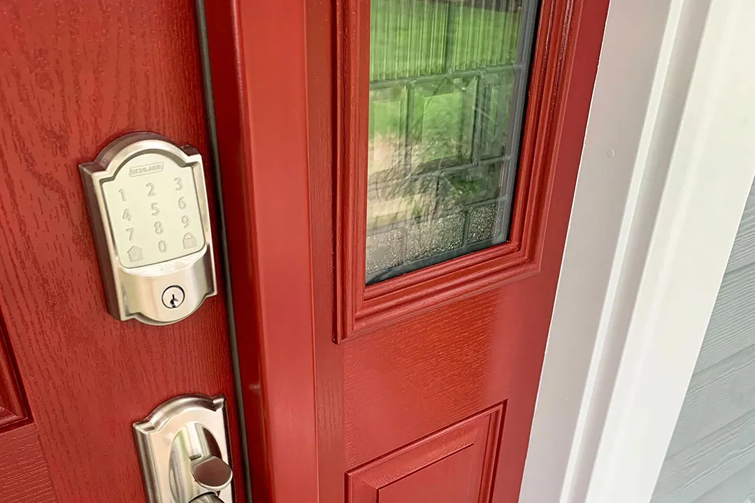 How can I improve the security of my entryway?