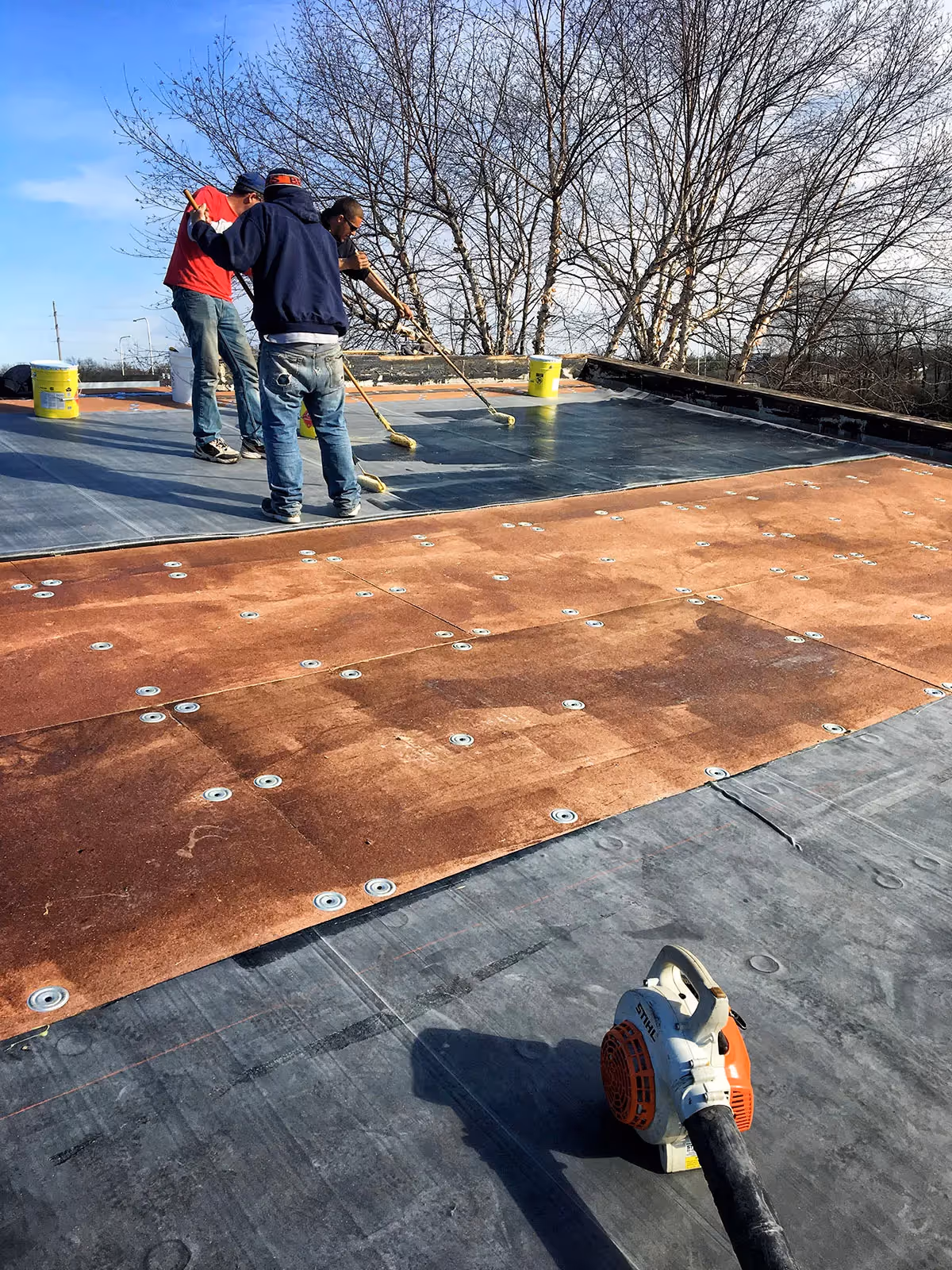 FitClub West Commercial EPDM Roof