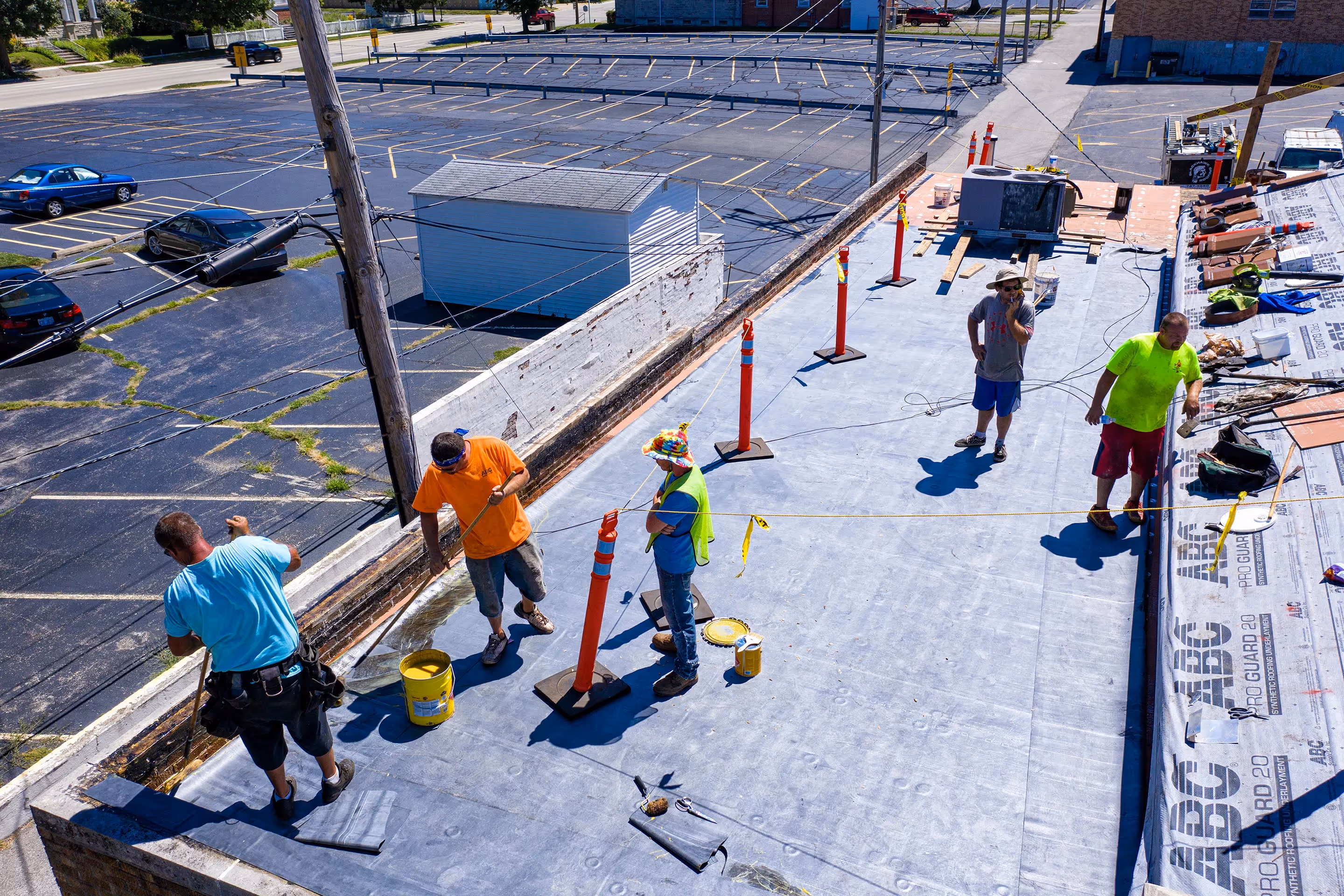 East Edwards Commercial EPDM Roof