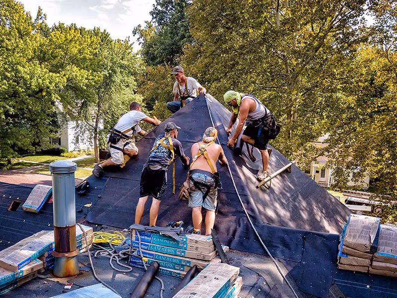 Discover top-notch roofing services such as this project on Williams Boulevard, Springfield. Trust Blackhawk Roofing for expert craftsmanship.